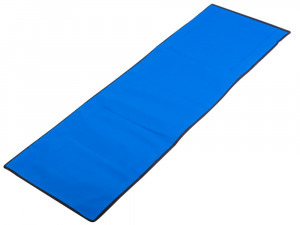 Összecsukható strandszőnyeg nyugágy állítható háttámlával - sötétkék