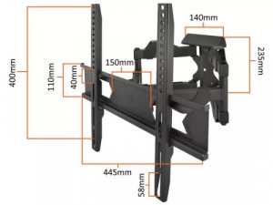 LCD TV fali tartó konzol 26