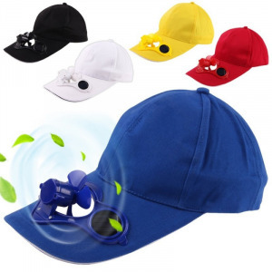 Napelemes sapka solar baseball sapka, fehér