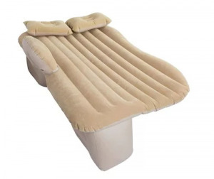 Felfújható autós ágymatrac hátsó ülésre, pumpával -bézs