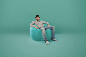 XXL babzsákfotel - 70cmx110cmx110cm