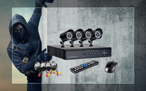4 kamerás megfigyelő rendszer