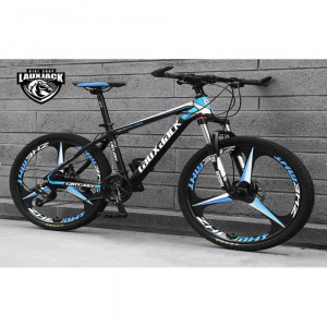 LauxJack kék-fekete 3 csillagküllős Mountain bike