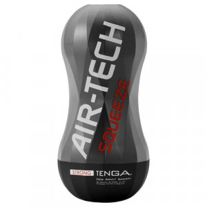 Tenga Air-Tech Squeeze Strong - szívó maszturbátor (fekete)