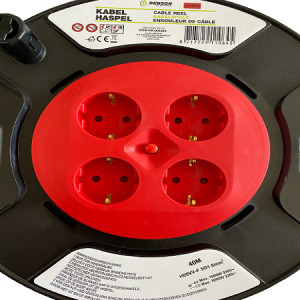 Kábeldob 4 db aljzattal, 40 m - MS-435