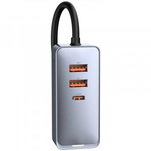 Baseus szivargyújtós autós USB és USB-C töltő 4 aljzattal