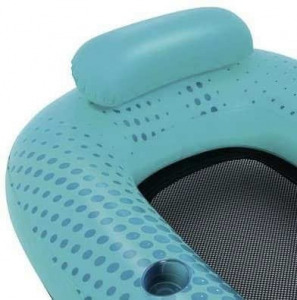 Felfújható strandmatrac italtartóval, és fejtámasszal (Bestway)