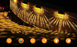 8 db Solar kerti lámpa