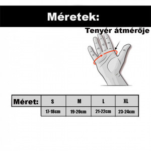 Taktikai kesztyű, ütés, csúszás, vágásálló