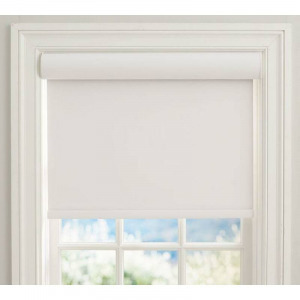 Elite Home ablakra szerelhető sötétítő és árnyékoló roló, fém házban, fehér, 120x120cm