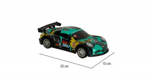 RC sportkocsi kék, sárga