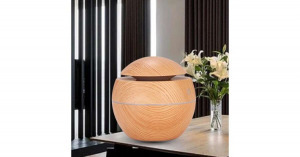 Mini diffúzor, párologtató, világosbarna