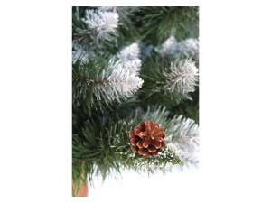 Havas ágvégű műfenyő tobozzal fás szárral - 160cm