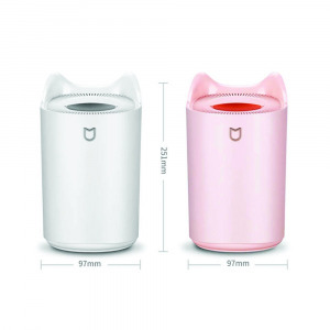 Hummiditer K7 óriás, kétnyílású ledes párásító H2O