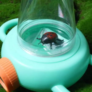 Kézi rovar nagyító - 5X dupla nézetű tiszta megtekintő doboz