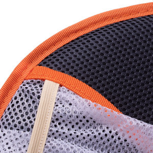 Gyerekülés asztal autóba, babakocsihoz, etetőszékhez - narancssárga, oroszlános