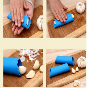 Szilikon fokhagyma pucoló 2 db