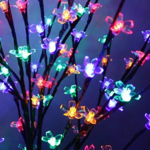 Dekorációs sakura Led fa, 92db led, 130cm, multicolor Dekorációs sakura Led fa, 92db led, 130cm, multicolor