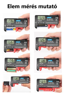 Aneng BT-168 digitális elemteszter, ceruzaelem 1,2~4,8V, gombelem, hasáb 9V