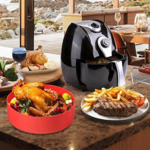 Szilikon sütőedény Air Fryer-hez, sütőforma meleglevegős fritőzhöz16cm
