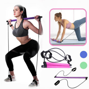 Pilates edzőrúd lila