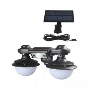 Kültéri mozgásérzékelős napelemes LED lámpa távirányítóval