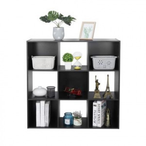 9 kockás tárolópolc 3 kosárral