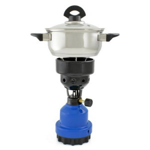 2 az 1 ben kemping főző - faszén és gáztűzhely egyben - MS-768