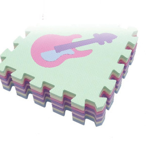 Habszőnyeg 25 darabos, 3in1, 114x114x1 cm