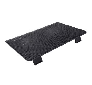 Dupla ventilátoros laptop hűtő, N139, 23mm vékony, 14-17