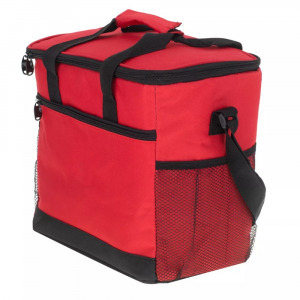 Thermo uzsonnás táska, ételhordó, piros - 16 liter