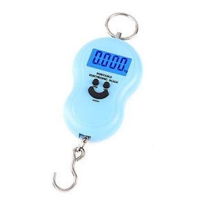Digitális horgász-, poggyász mérleg 50 kg - Kék - MS-287
