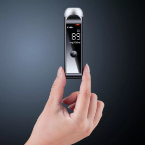 Digitális alkoholszonda, LCD kijelzővel, 0.00~400mg/100mL, fekete