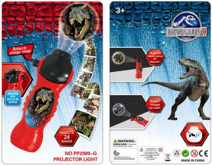 Dinoszauruszos projektor, dínós éjjeli kivetítő