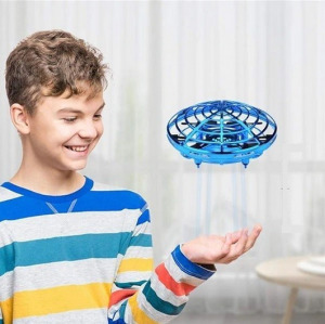 UFO játék, ügyességi játék, lebegő játék - kék