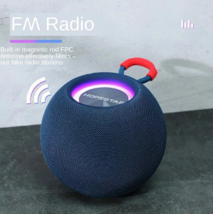 Bluetooth hangszóró, v5.0, vízálló, MicroSD kártya olvasó, fekete