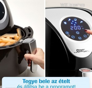 Power AirFryer XL multifunkciós sütő 2,3 l űrtartalommal