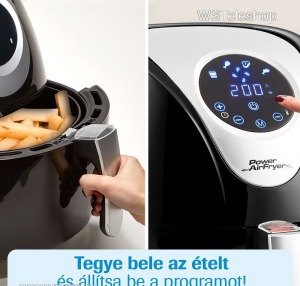 Power AirFryer XL multifunkciós sütő 2,3 l űrtartalommal