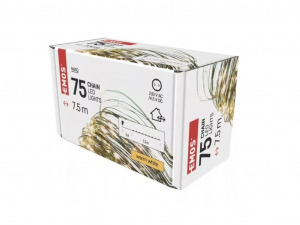 Kültéri nano fényfüzér (75 LED7,5 méter) időzítővel - meleg fehér