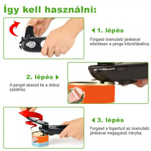 8 az 1-ben konzervnyitó