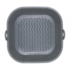 Szögletes Air fryer szilikonos sütőkosár, szilikon forma