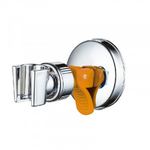 Zuhanyfej tartó, zuhanyrózsa tartó (forgatható, krómozott)