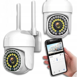 1+1 WIFI IP biztonsági kamera - mozgásérzékelős - kétirányú hang - időjárásálló