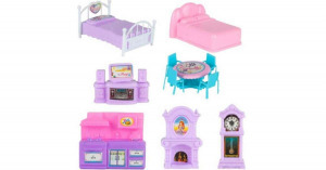 Villa ház, pónikkal és kiegészítőkkel