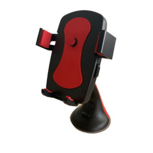 Univerzális, 360°-ban forgatható autós telefontartó - piros - MS-631