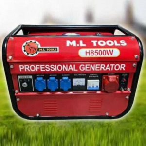 M.L TOOLS H8500W alacsony fogyasztású, benzinmotoros generátor 8500W