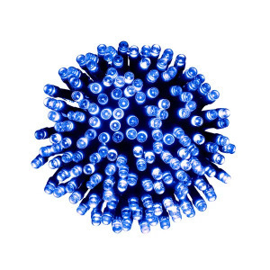 Kültéri karácsonyi fényfüzér  - 20 m kék