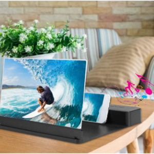 Mobiltelefon kijelző nagyító bluetooth-al, hangszóróval - MS-528