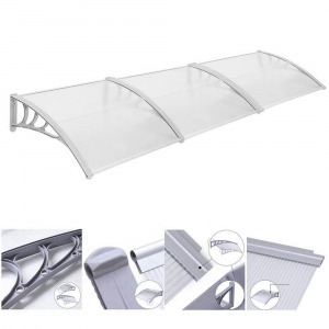 Műanyag előtető 90*300 cm, fehér