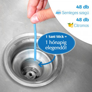 SANI STICKS 96 DB Lefolyótisztító pálcika